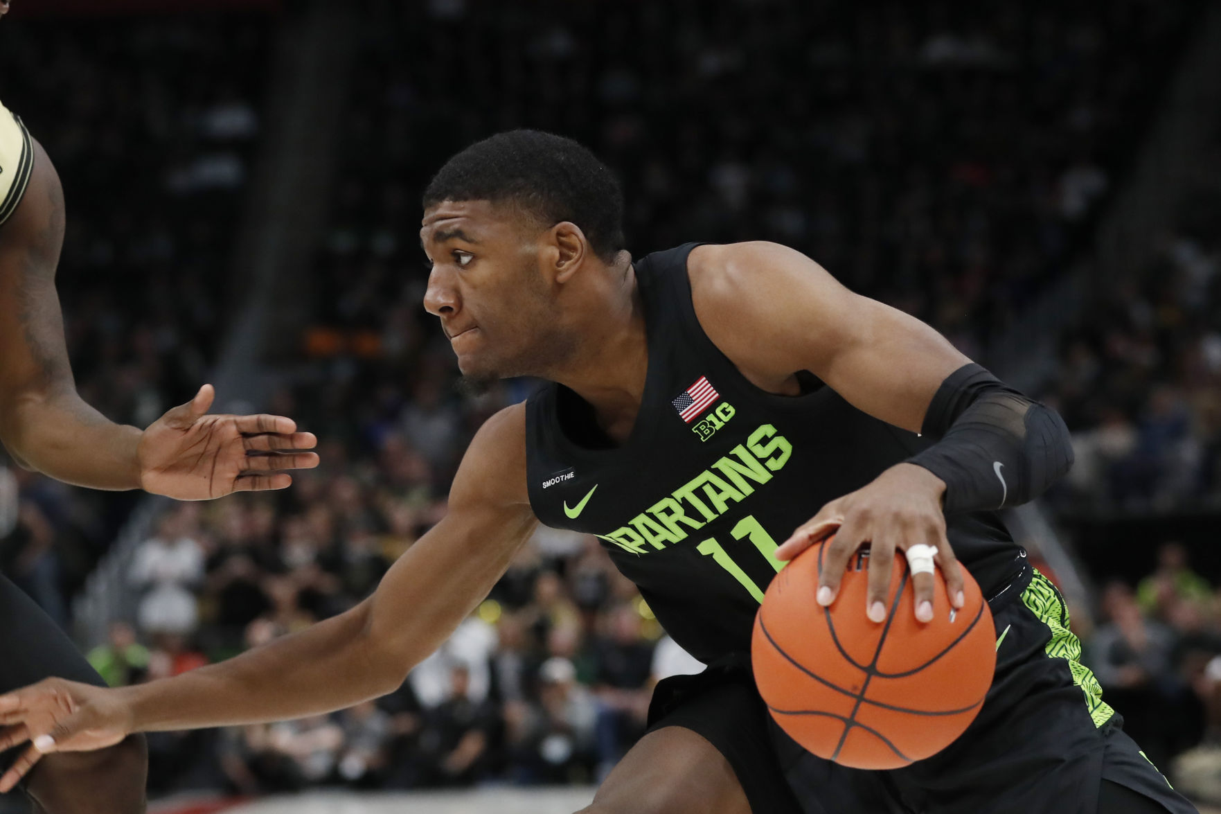 Michigan State forward Aaron Henry